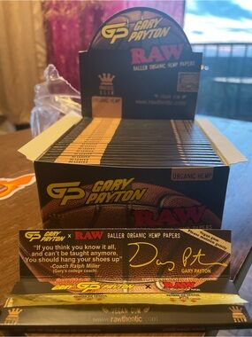 Gary Payton x RAW Baller Organic Hemp Papers - Black & Gold Pack